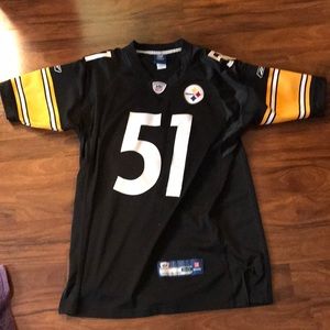 Reebok Pittsburgh Steelers James Farrior Jersey